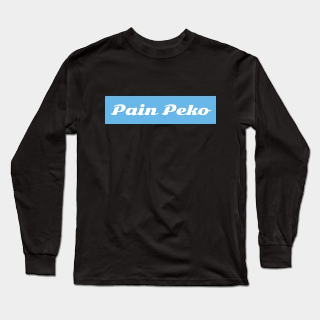 Pain Peko Pekora Blue! Long Sleeve T-Shirt by MaxMeCustom